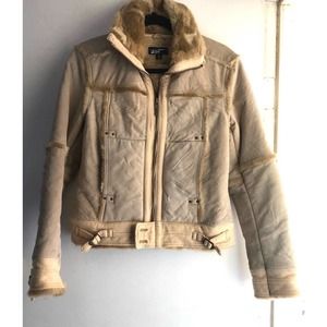 Black Rivet Vintage Suede Jacket S Bomber brown
